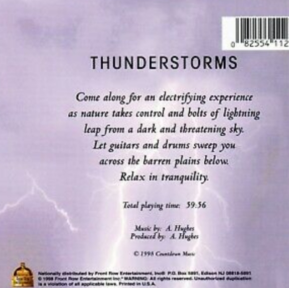 Escapes Nature's Voice Thunder Storms Audio CD - Picture 2 of 4